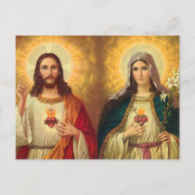 Coração Sagrado de Jesus e Virgem Maria