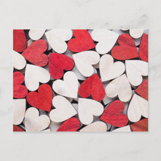 Cartão Postal Coração vermelho.