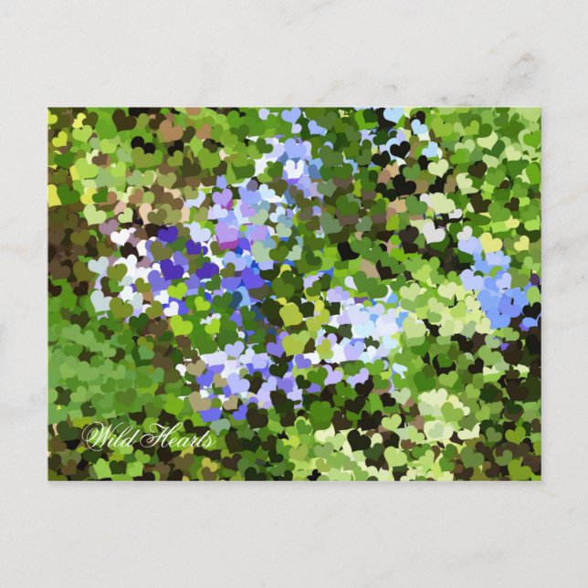 CARTÃO POSTAL CORAÇÕES (Frente)