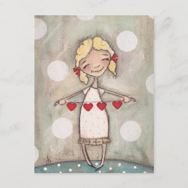 Cartão Postal Corações - Cartão-postal (Frente)