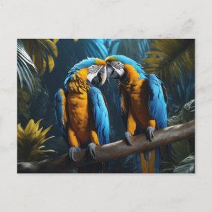 Cartão Postal Corações Coloridas