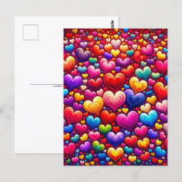 Cartão Postal Corações coloridos, Pós-cruzamento