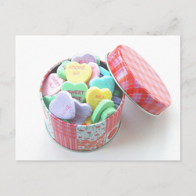 Cartão Postal Corações de Conversa (Frente)