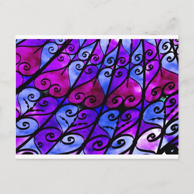 Cartão Postal Corações de Ferro Clad (Frente)