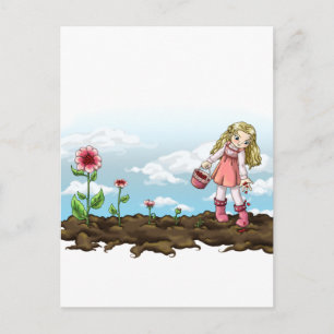 Cartão Postal Corações em Crescimento