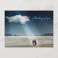 Corações em uma praia.