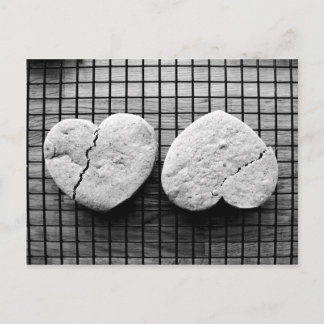 Cartão Postal Corações Quebrados