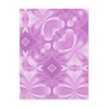 Corações Roxos e Diamantes