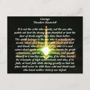 Cartão Postal Coragem