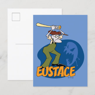 Cartão Postal Coragem ao Cachorro | Eustace Graphic