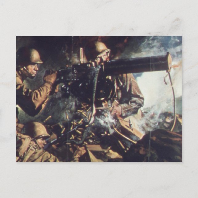 Cartão Postal Coragem em Battlefield (Frente)