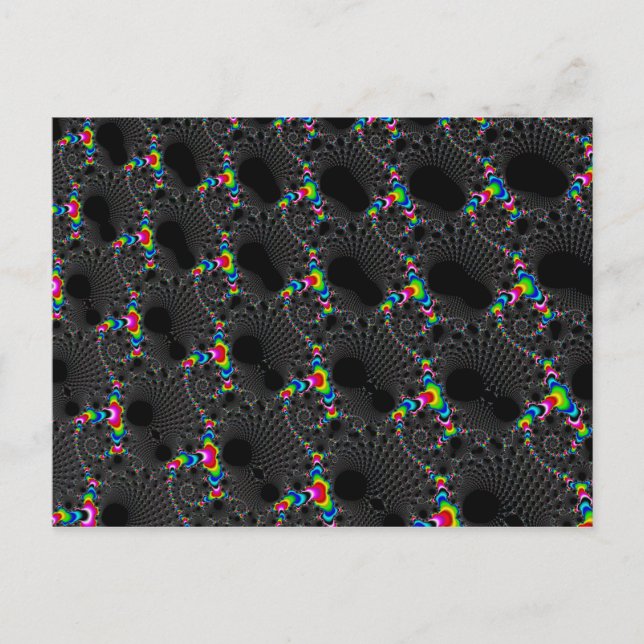 Cartão Postal Corais - Mandelbrot (Frente)