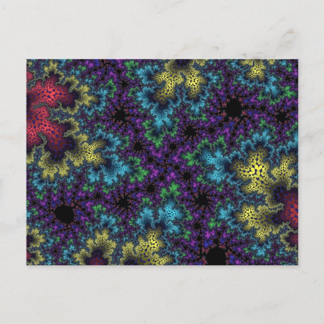 Cartão Postal Coral Rainbow Speckle (Frente)