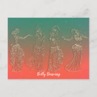 Coral Teal Belly Dançando Dançarinos Dançando Liçõ