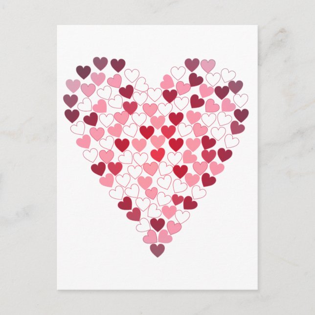 Cartão Postal Corazon de Corazones - coração dos corações (Frente)
