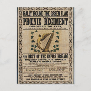 Cartão Postal Corcoran Zouaves