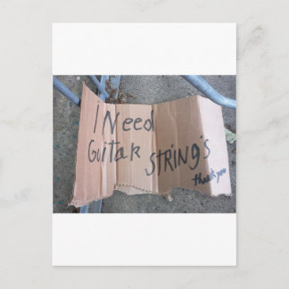 Cartão Postal Cordas de Violão