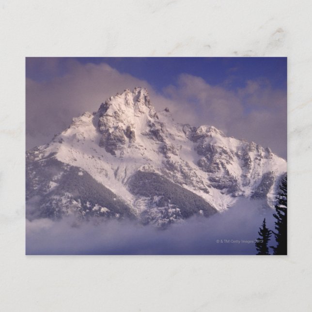 Cartão Postal Cordilheira de Denali, no Alasca (Frente)