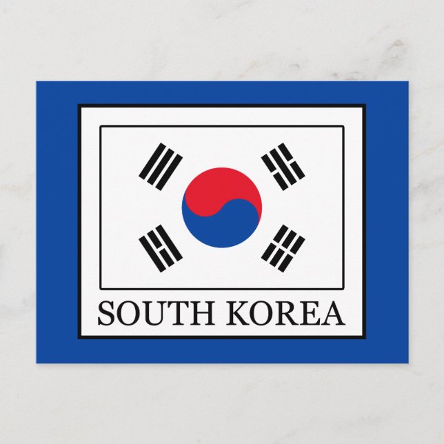 Cartão Postal Coreia do Sul (Frente)