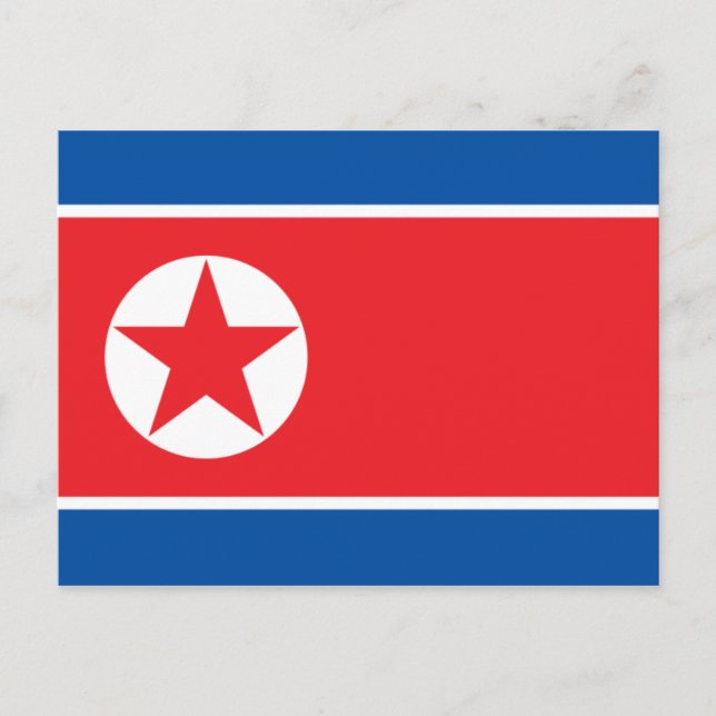 Cartão Postal coreia norte (Frente)