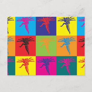Cartão Postal Coreografia Pop Art