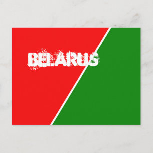 Cartão Postal Cores da Bandeira Nacional da Bielorrússia
