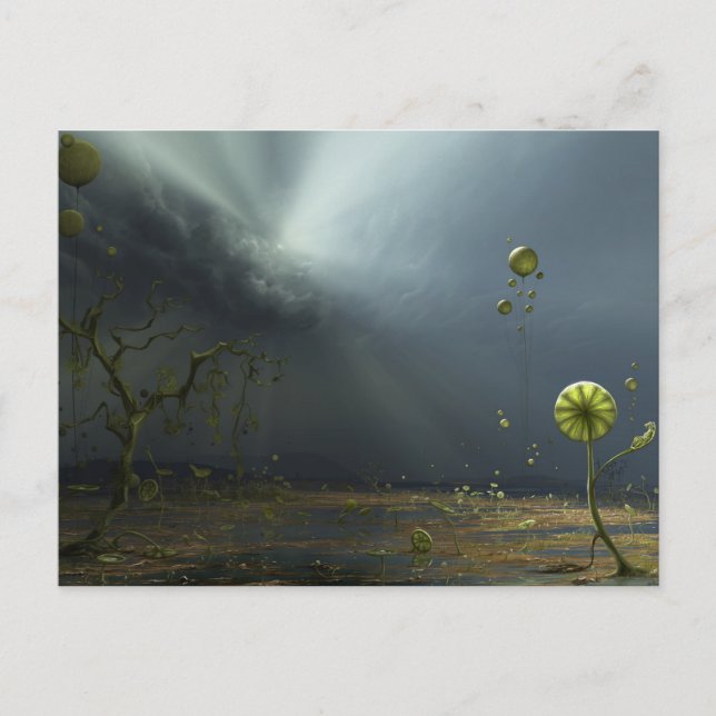 Cartão Postal Cores da Tempestade (Frente)