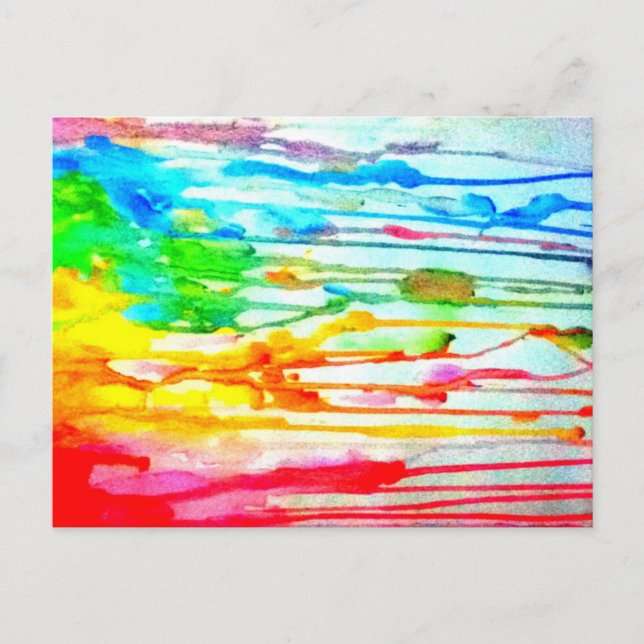Cartão Postal Cores da vida (Frente)