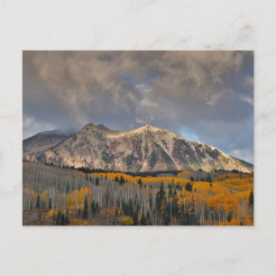 Cartão Postal Cores de Outono de Aspens, Keebler Pass