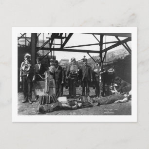 Cartão Postal Cores de Vida das Minas de Carvão, 1910