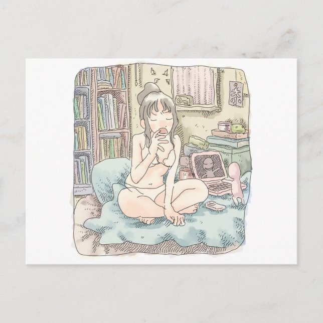 Cartão Postal cores do arco-íris (Frente)