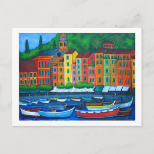 Cartão Postal Cores do Cartão-postal Portofino