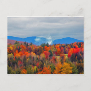 Cartão Postal Cores do outono