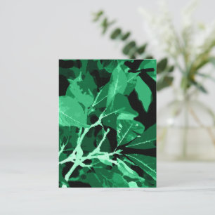 Cartão Postal Cores do outono, folhas 7