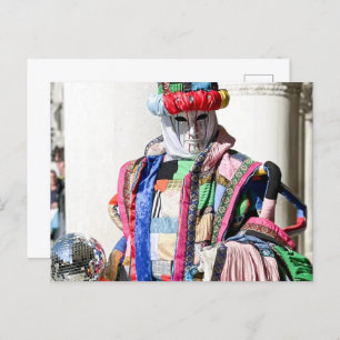 Cartão Postal Cores Espetaculares de Venezia Carnivale