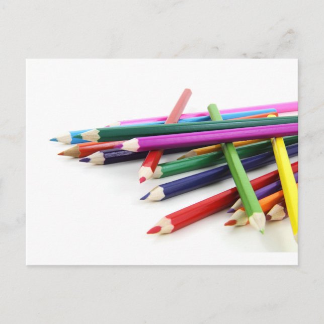 Cartão Postal Cores Feliz (Frente)