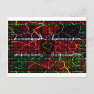 Cartão Postal Cores rasta