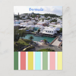 Cartão Postal Cores Tropicais das Bermudas