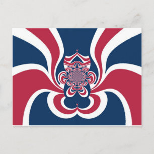 Cartão Postal Cores Unidos: Padrão Global Colorido