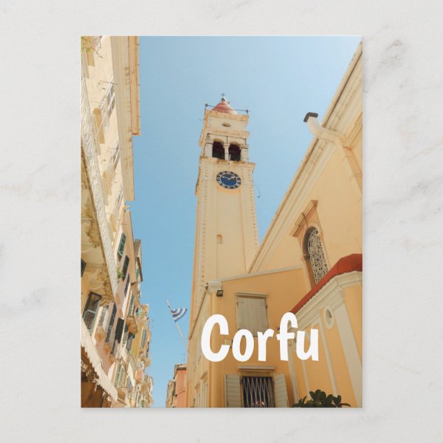 Cartão postal Corfu (Frente)