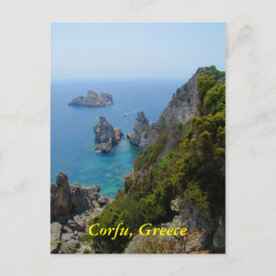 Cartão Postal Corfu, Grécia