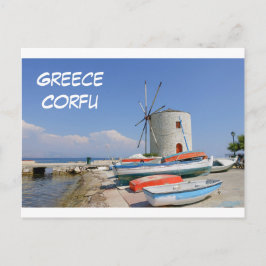 Cartão postal Corfu grécia