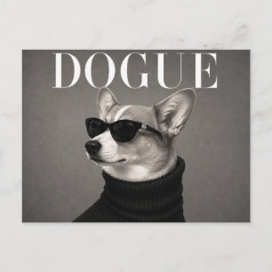 Cartão Postal Corgi Galês Pembroke de Luxo