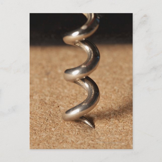 Cartão Postal Corkscrew. (Frente)