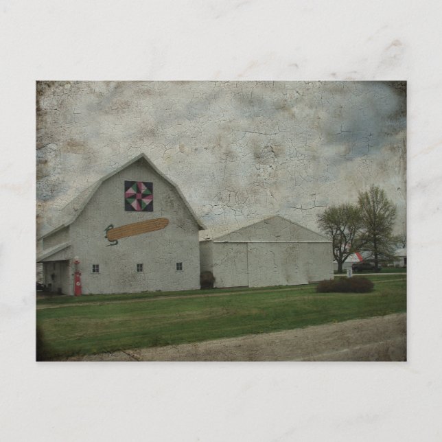 Cartão Postal Corn Barn Crackle (Frente)