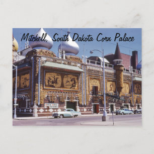 Cartão Postal Corn Palace Mitchell South Dakota Postcard