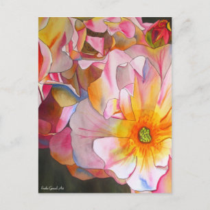 Cartão Postal Cornelia Rosa postal de Sacha Grossel Art