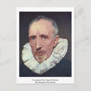 Cartão Postal Cornelius Van Geest-Retrato De Anthony Van Dyck