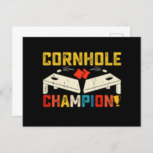 Cartão Postal Cornhole Champion American USA 4 De Julho