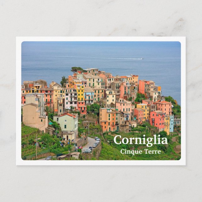 Cartão Postal CORNIGLIA - Cinque Terre - Ligúria - Itália (Frente)